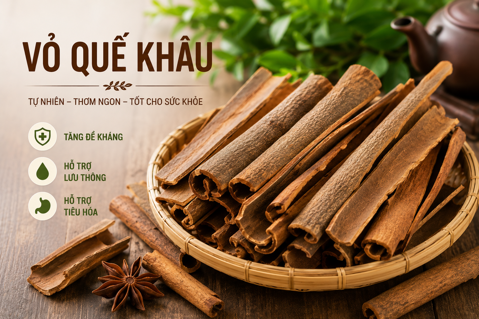 Vỏ quế khâu có tác dụng gì