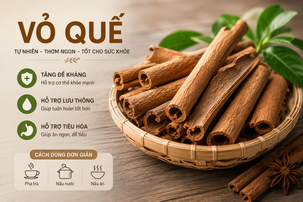 Vỏ quế khâu có tác dụng gì