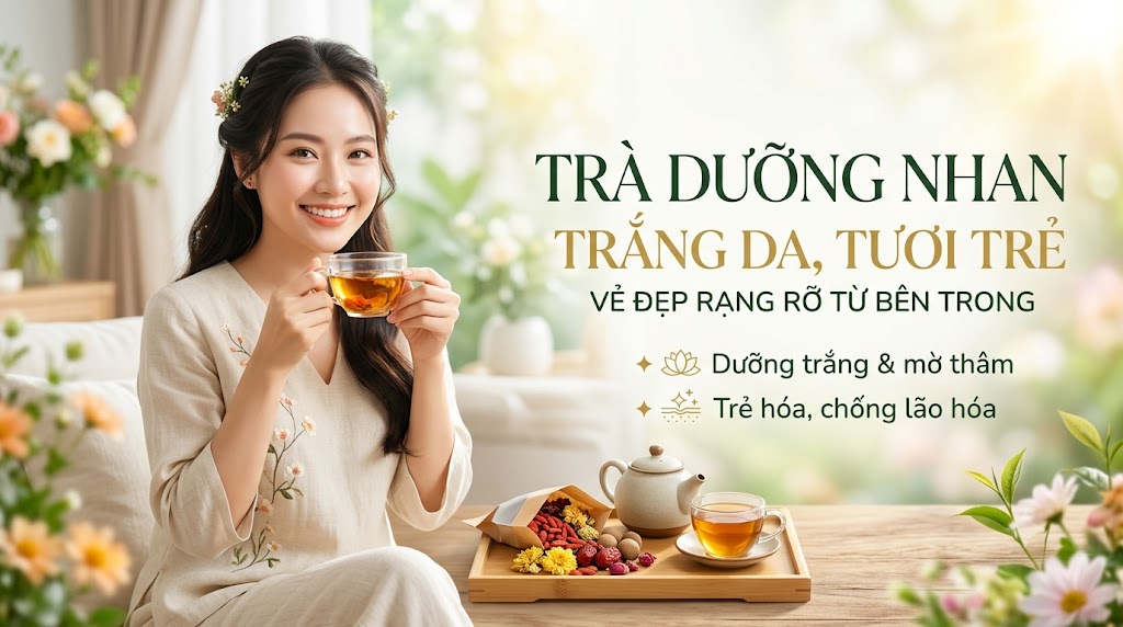Trà dưỡng nhan trắng da