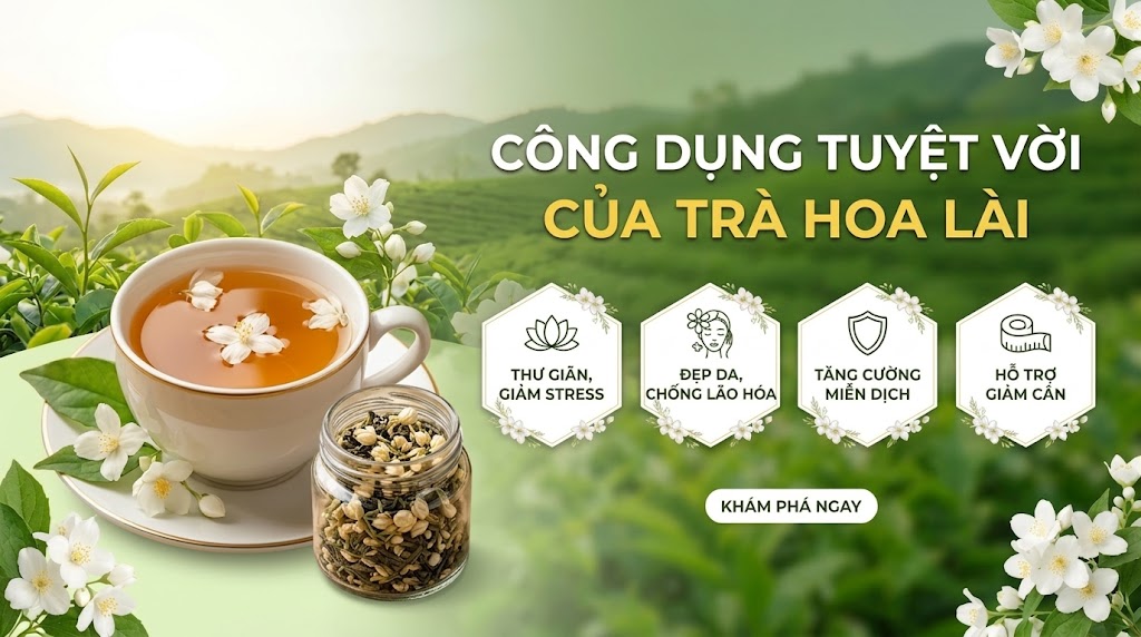 Trà hoa lài có tác dụng gì