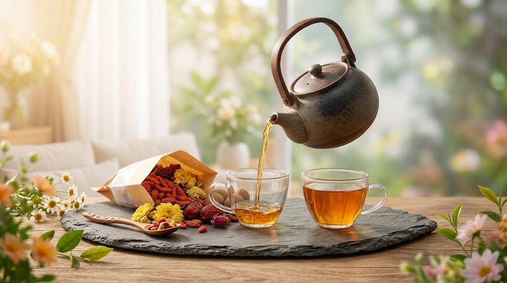 Trà dưỡng nhan trắng da
