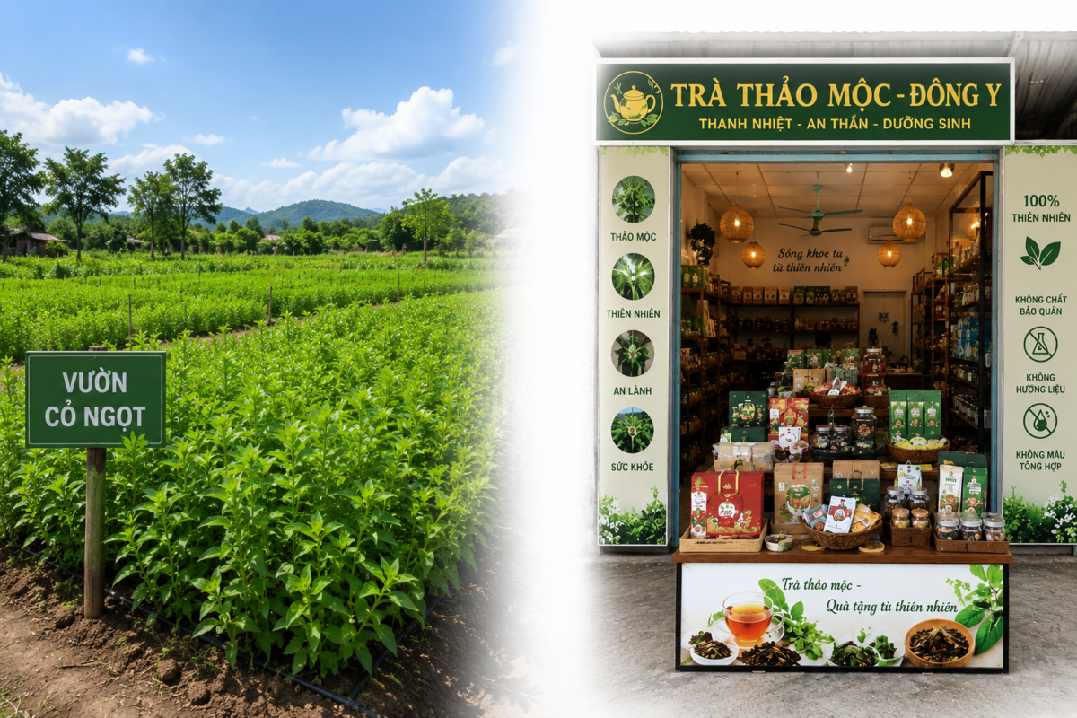 cỏ ngọt mua ở đâu uy tín