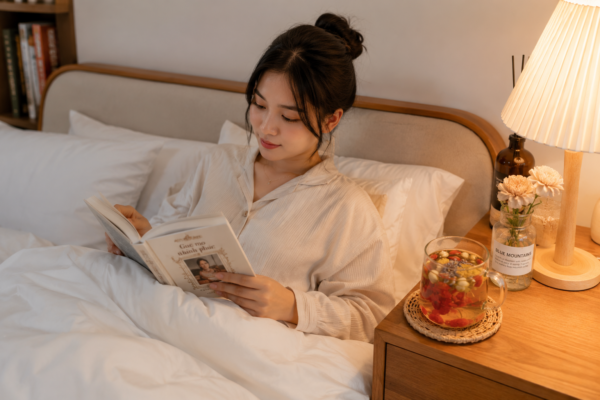 trà dưỡng nhan có giúp ngủ ngon không